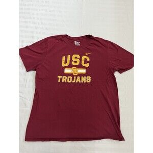 USC Trojans Football T Shirt Mens XL Red Nike Vintage Late 90s  NCAA